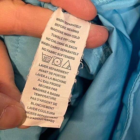 Brooks Blue Windbreaker Zip Up Jacket Size XL - Picture 8 of 10